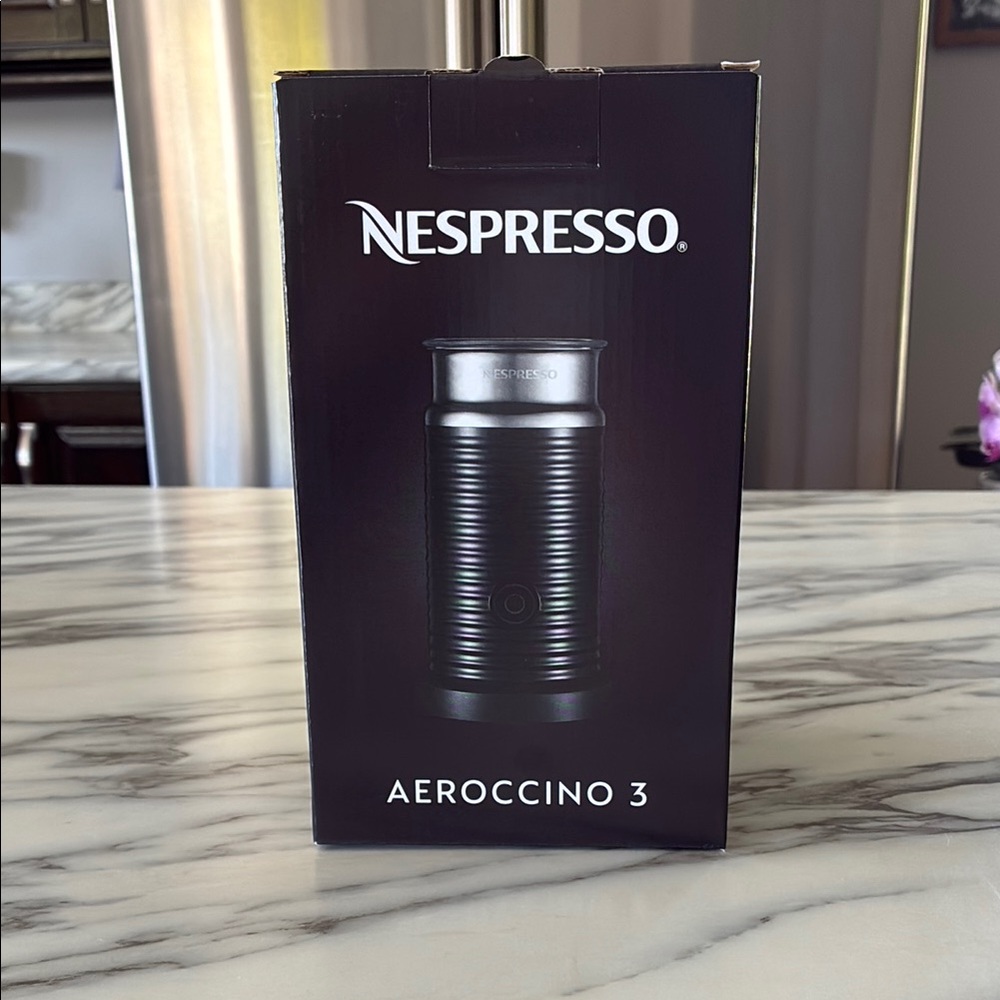Nespresso Aeroccino 3 Black Milk Frother